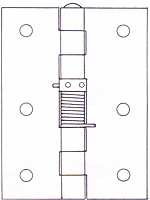 stainless steel spring hinge diagram
