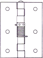 stainless steel spring hinge diagram